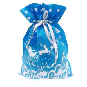 Мешок Домики (голубой)