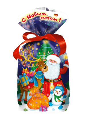 Пакет Дед Мороз и олень