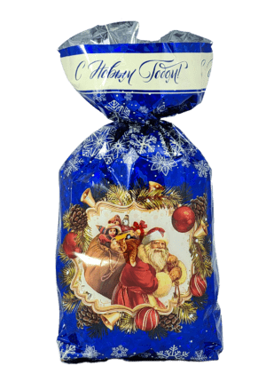 Пакет Новогодний синий