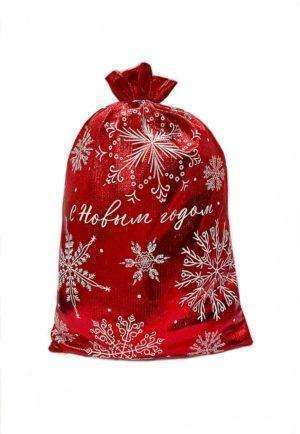 Мешок парча С Новым годом! (красный)