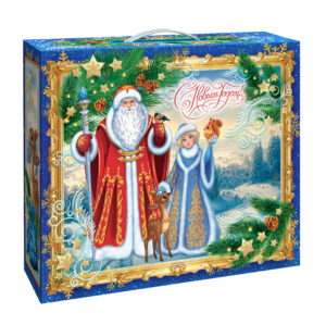 Чемодан Дед Мороз и Снегурочка