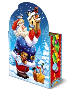 Дед Мороз и синицы