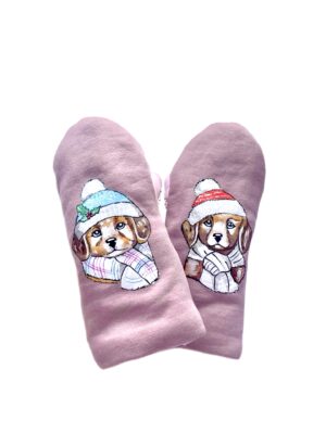 Варежки детские "Верные друзья" на размер от 98 роста