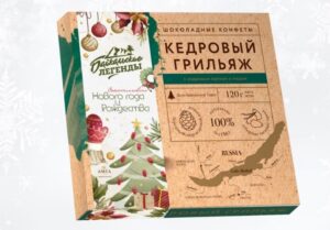 Кедровый грильяж «БАЙКАЛЬСКИЕ ЛЕГЕНДЫ» с орехом кешью КФ "АМТА"